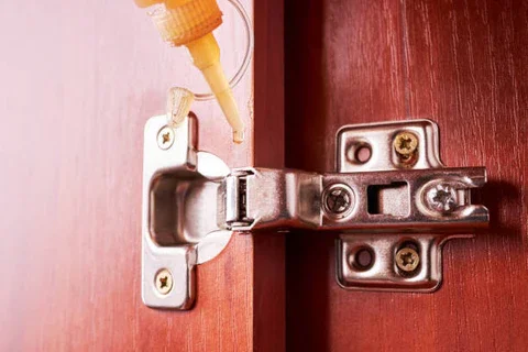 lubricating furniture hinges